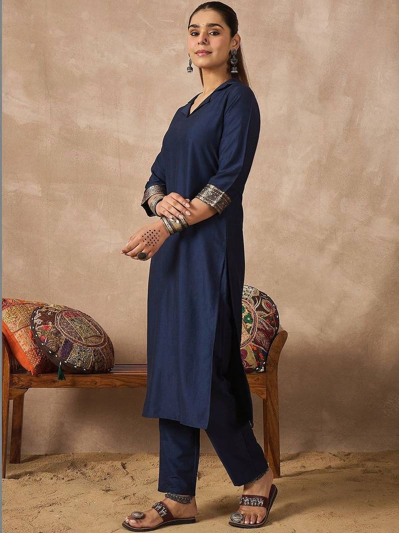 Women Regular Kurta with Trousers