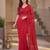 Red designer bidds handwork saree