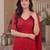 Red designer bidds handwork saree