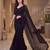 Black designer bidds handwork saree