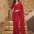 Red designer bidds handwork saree