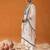 White Floral Embroidered Straight Kurta with Trousers & Dupatta