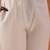 White Floral Embroidered Straight Kurta with Trousers & Dupatta