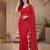 Red designer bidds handwork saree