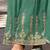 Floral Embroidered Sequinned V-Neck A-Line Kurta With Palazzos & Dupatta