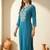 Women Ethnic Motifs Embroidered Regular Thread Work Kurta with Trousers