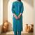 Women Ethnic Motifs Embroidered Regular Thread Work Kurta with Trousers