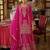 Women Ethnic Motifs Embroidered Regular Mirror Work Kurta & Palazzos With Dupatta
