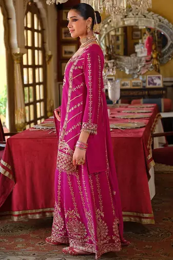 Women Ethnic Motifs Embroidered Regular Mirror Work Kurta & Palazzos With Dupatta