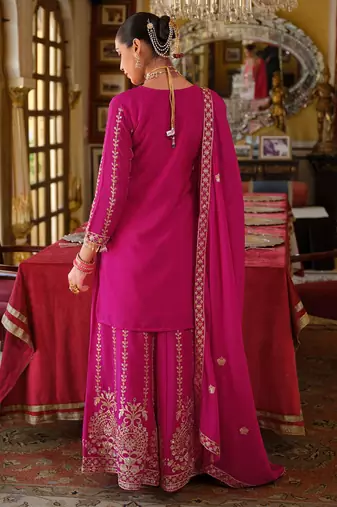 Women Ethnic Motifs Embroidered Regular Mirror Work Kurta & Palazzos With Dupatta