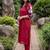 Women Embroidered Pleated Thread Work Pure Cotton Kurta with Trousers