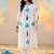Women Ethnic Motifs Embroidered Regular Pure Cotton Kurta with Trousers