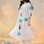 Women Ethnic Motifs Embroidered Regular Pure Cotton Kurta with Trousers