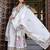 Floral Printed Empire Pure Cotton A-Line Kurta With Trousers & Dupatta