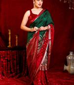Mridula crepe silk blend saree