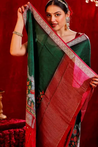 Mridula crepe silk blend saree
