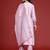 Floral Embroidered Liva Kurta With Trousers & Dupatta