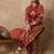 Women Ethnic Motifs Printed Regular Pure Cotton Kurta with Trousers
