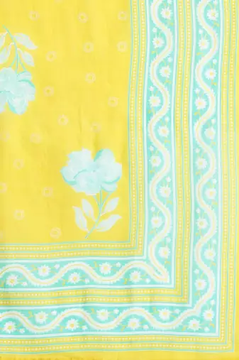 Women Floral Printed Regular Pure Cotton Kurta with Trousers & With Dupatta
