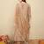 Floral Yoke Design Thread Work Straight Kurta With Trousers & Dupatta