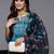 Women Floral Embroidered Regular Thread Work Kurta with Trousers & With Dupatta