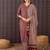 Ethnic Motifs Printed Sequinned Pure Cotton Kurta With Trousers & Dupatta