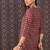 Ethnic Motifs Printed Sequinned Pure Cotton Kurta With Trousers & Dupatta