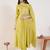 Women Ethnic Motifs Embroidered Panelled Thread Work Kurta with Trousers & With Dupatta