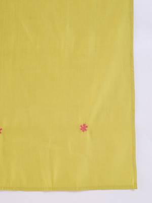 Women Ethnic Motifs Embroidered Panelled Thread Work Kurta with Trousers & With Dupatta 6