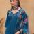 Women Floral Embroidered Regular Thread Work Liva Kurta with Trousers & With Dupatta