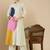 Women Colourblocked Regular Pure Cotton Kurta with Trousers