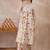 Women Floral Printed Empire Pure Cotton Kurta with Trousers