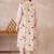 Women Floral Printed Empire Pure Cotton Kurta with Trousers