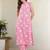 Women Floral Printed Regular Pure Cotton Kurta with Trousers