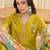 Women Floral Embroidered Regular Thread Work Kurta with Trousers & With Dupatta