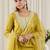 Ethnic Motifs Embroidered Thread Work Straight Kurta With Trousers & Dupatta