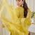 Ethnic Motifs Embroidered Thread Work Straight Kurta With Trousers & Dupatta