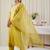 Ethnic Motifs Embroidered Thread Work Straight Kurta With Trousers & Dupatta