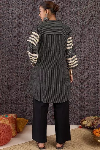 Women Printed Regular Pure Cotton Kurta with Trousers