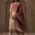 Geometric Yoke Design Thread Work Straight Kurta With Trousers & Dupatta