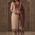 Geometric Yoke Design Thread Work Straight Kurta With Trousers & Dupatta