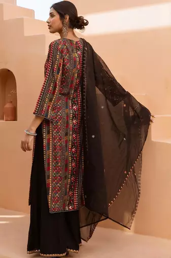 Women Ethnic Motifs Printed Kurta with Palazzos & Dupatta