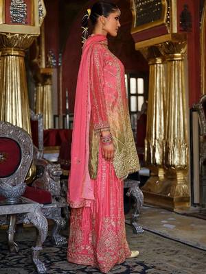Women Ethnic Motifs Embroidered Kurta with Palazzos & Dupatta 3