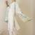 Women White Embroidered Straight Kurta Trousers With Dupatta set