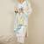 Women White Embroidered Straight Kurta Trousers With Dupatta set