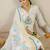 Women White Embroidered Straight Kurta Trousers With Dupatta set