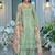 Women Floral Embroidered Regular Thread Work Kurta with Trousers & With Dupatta