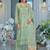 Women Floral Embroidered Regular Thread Work Kurta with Trousers & With Dupatta