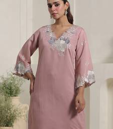 Women Floral Embroidered Straight Kurta with Palazzo