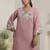 Women Floral Embroidered Straight Kurta with Palazzo